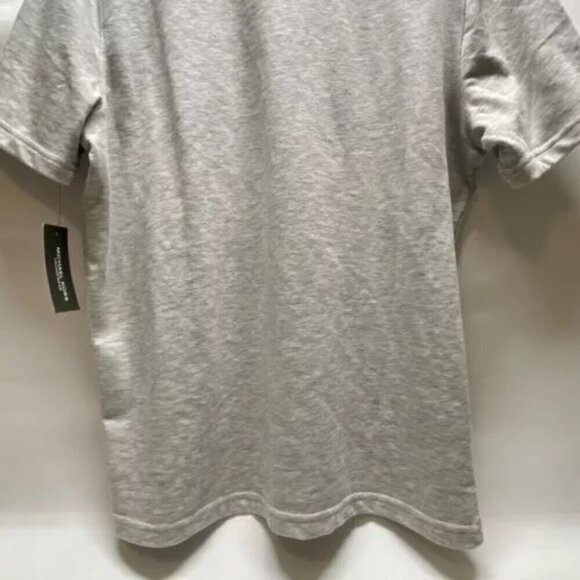 Michael Kors Men's Short Sleeve Henley T-shirt Size Large Athletic Heather NWT - Picture 7 of 10